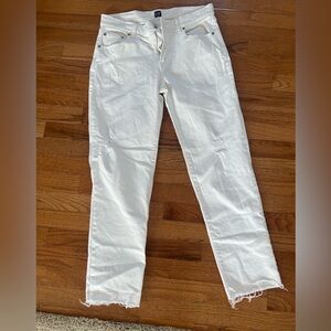 GAP White Denim Jeans